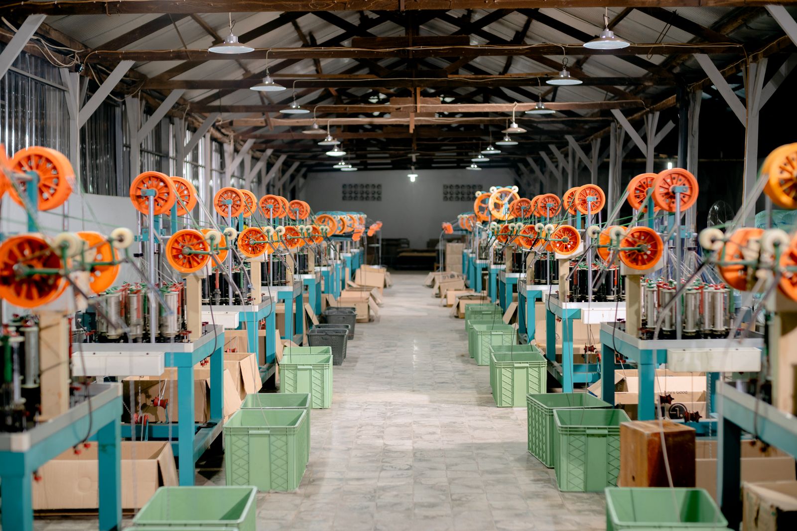 Interior of the Sneha Vinyl manufacturing facility